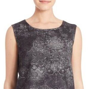 MaxMara Black EMY Jacquard Top, L, NWT